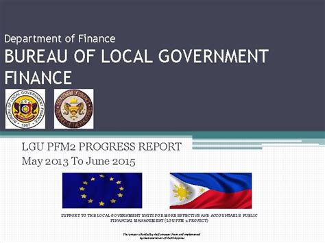 DEPARTMENT OF FINANCE BUREAU OF LOCAL .